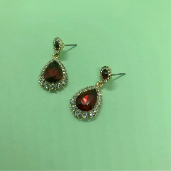 Charter Club Silver-Tone Crystal & Stone  Earrings - Picture 8 of 8